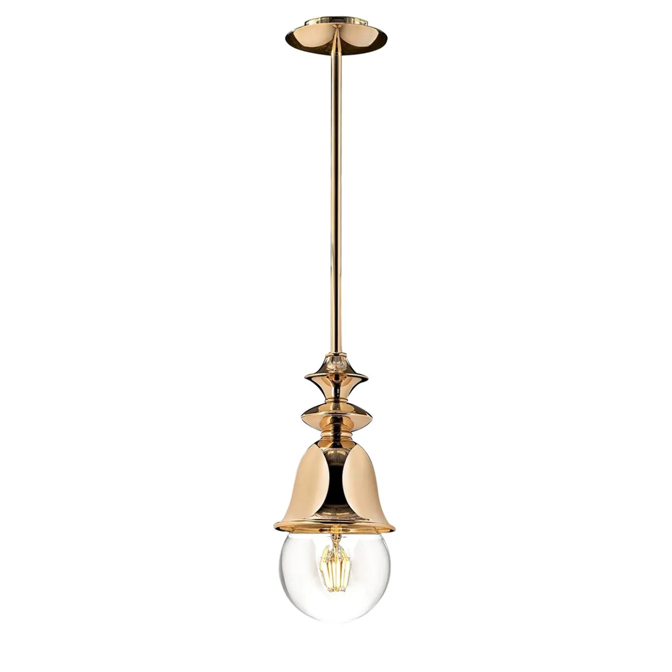 Lampada a sospensione Marlene Gold