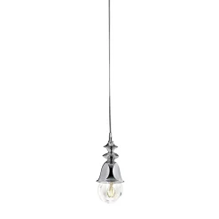 Lampada a sospensione Marlene in argento