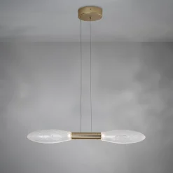 Lampada a sospensione Miox Glass Gold