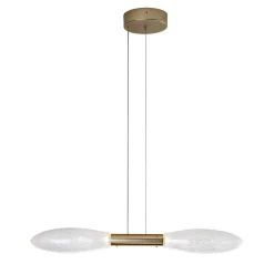 Lampada a sospensione Miox Glass Gold