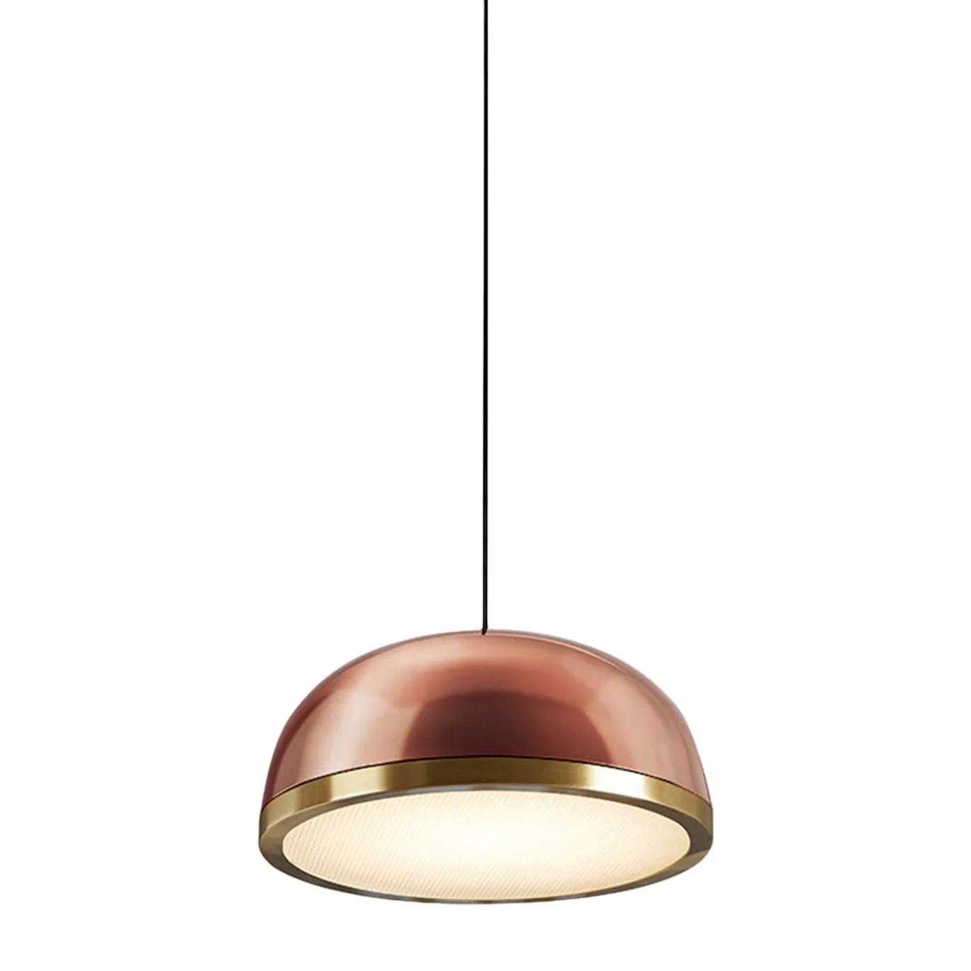 Lampada a sospensione Molly media rossa