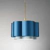 Lampada a sospensione Phlox Blue di Marta Laudani