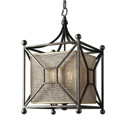 Lampada a Sospensione Quattro Lantern Grigia
