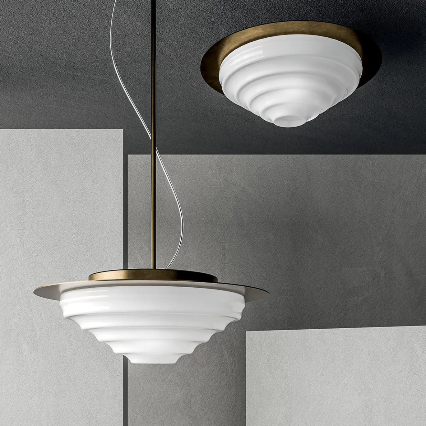 Lampada a sospensione Ripple Large