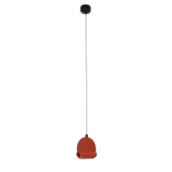 Lampada a Sospensione Rotante Oplà Rosso Lucido
