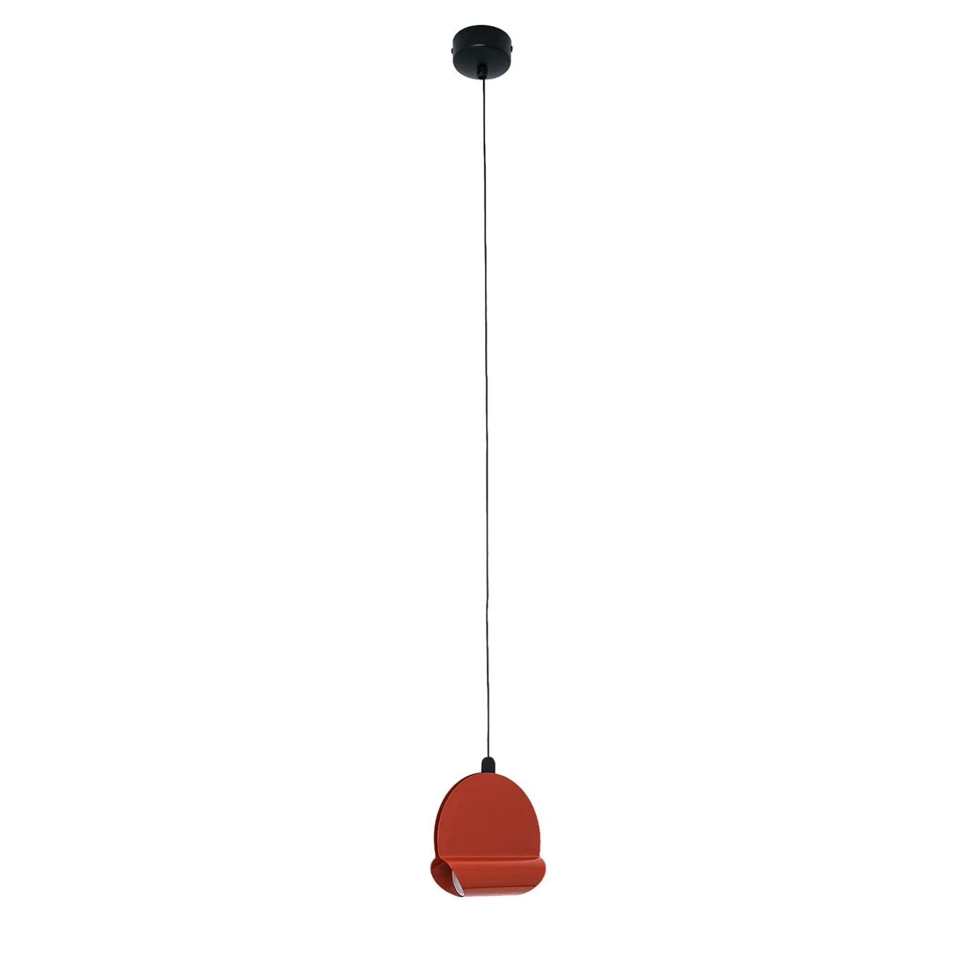 Lampada a Sospensione Rotante Oplà Rosso Lucido