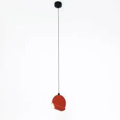 Lampada a Sospensione Rotante Oplà Rosso Lucido