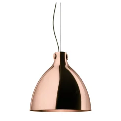 Lampada a sospensione rotonda in rame di Richard Hutten
