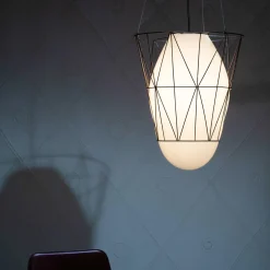 Lampada a sospensione Segni conico