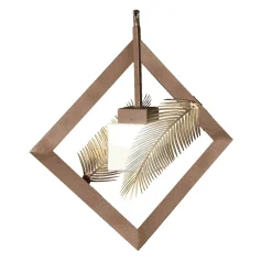 Lampada a sospensione Sight Geometric-Cut Brown