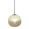 Lampada a sospensione singola Jasmine in vetro sfumato champagne
