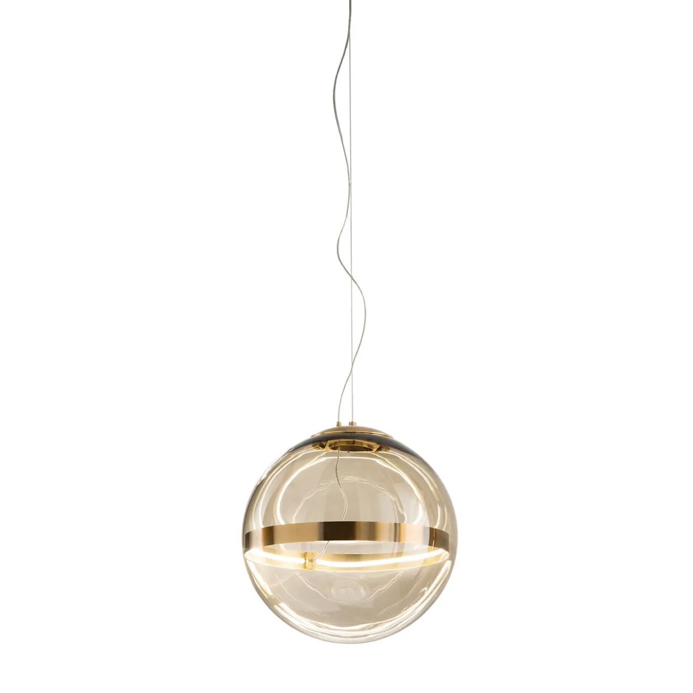 Lampada a Sospensione Sistema Sfera in Vetro #1