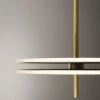 Lampada a sospensione Soul in ottone brunito chiaro