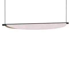 Lampada a sospensione Thula grande in legno