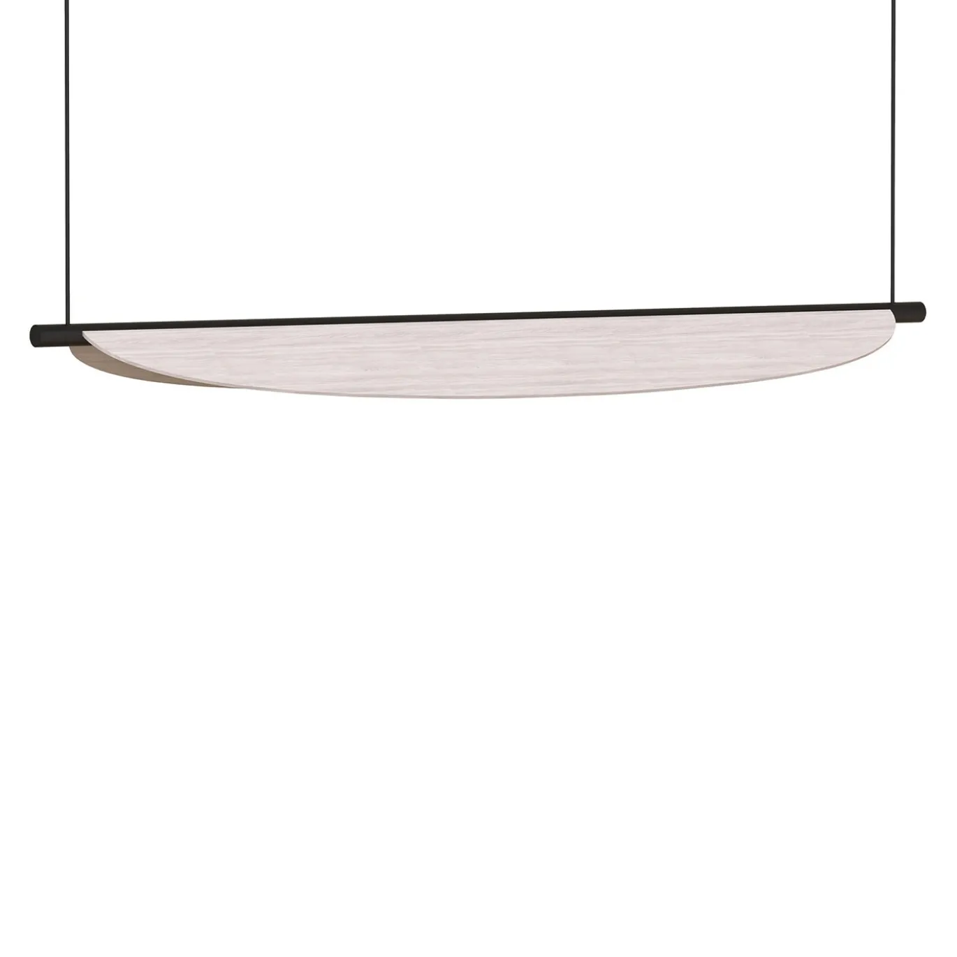 Lampada a sospensione Thula grande in legno