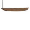 Lampada a sospensione Thula media in legno