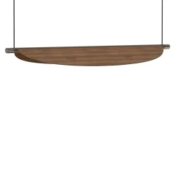 Lampada a sospensione Thula media in legno
