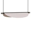 Lampada a sospensione Thula piccola in pelle