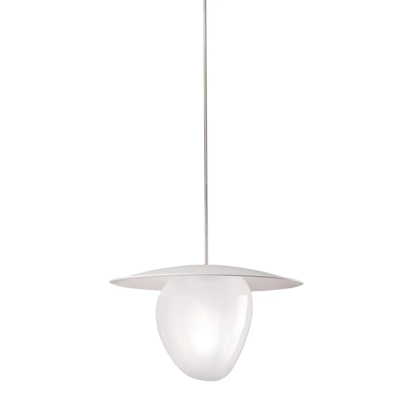 Lampada a sospensione trasparente Pebble #1