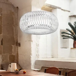 Lampada a sospensione trasparente Kalatos