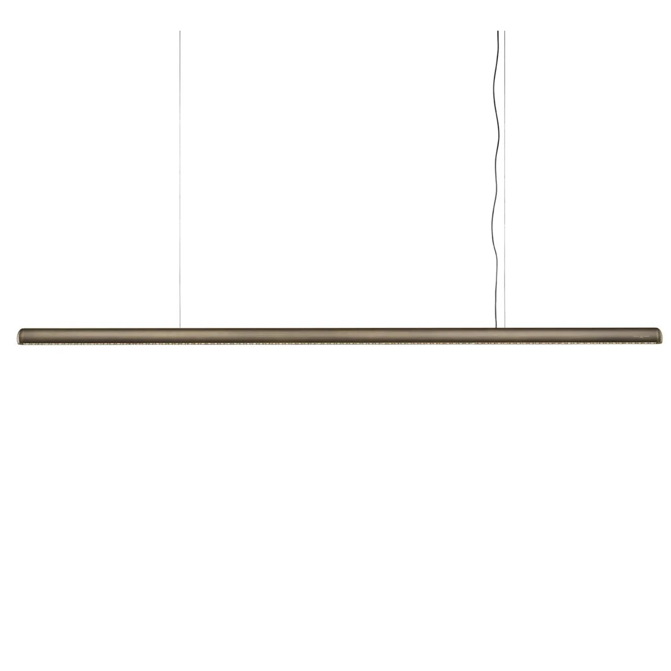 Lampada a sospensione Tratto in ottone brunito marrone