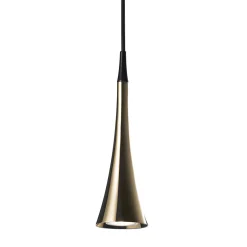 Lampada a sospensione Trumpet Delux oro