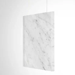 Lampada a sospensione Werner Sr. Carrara/Argento