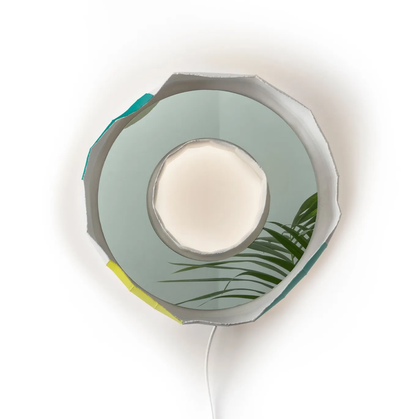 Lampada a specchio Ring Aura di Giovanni Botticelli & Paola Paronetto