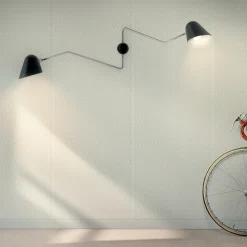 Lampada a stelo a due braccia Beghina di Guarneri