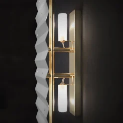 Lampada a stelo Wallie White di Bozzoli