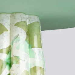 Lampada Bucket in vetro di Murano verde