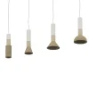 Lampada Cilindrica Sospese C in Pietra di Gumdesign