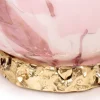 Lampada Crown in vetro di Murano rosa
