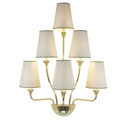Lampada da parete a 6 luci Principe 622