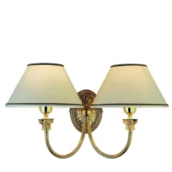 Lampada da parete a 2 luci Principe 491