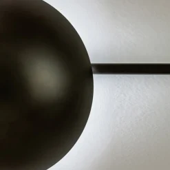 Lampada da parete Cenere Gaia in ferro nero