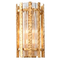 Lampada da parete classica piccola in oro
