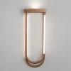 Lampada da parete Collier con finitura rame Yamana