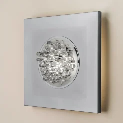 Lampada da parete con scultura Biagio