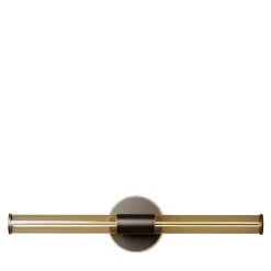 Lampada da parete Cross in vetro bronzo