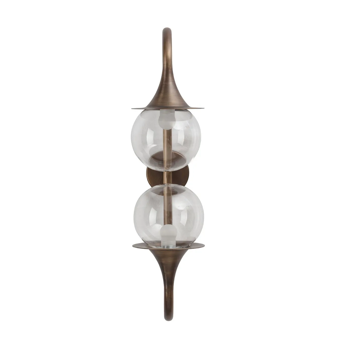 Lampada da parete doppia Bricola di Ciarmoli Queda Studio
