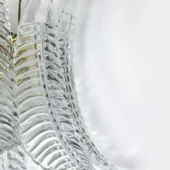 Lampada da Parete Felci in Vetro Trasparente