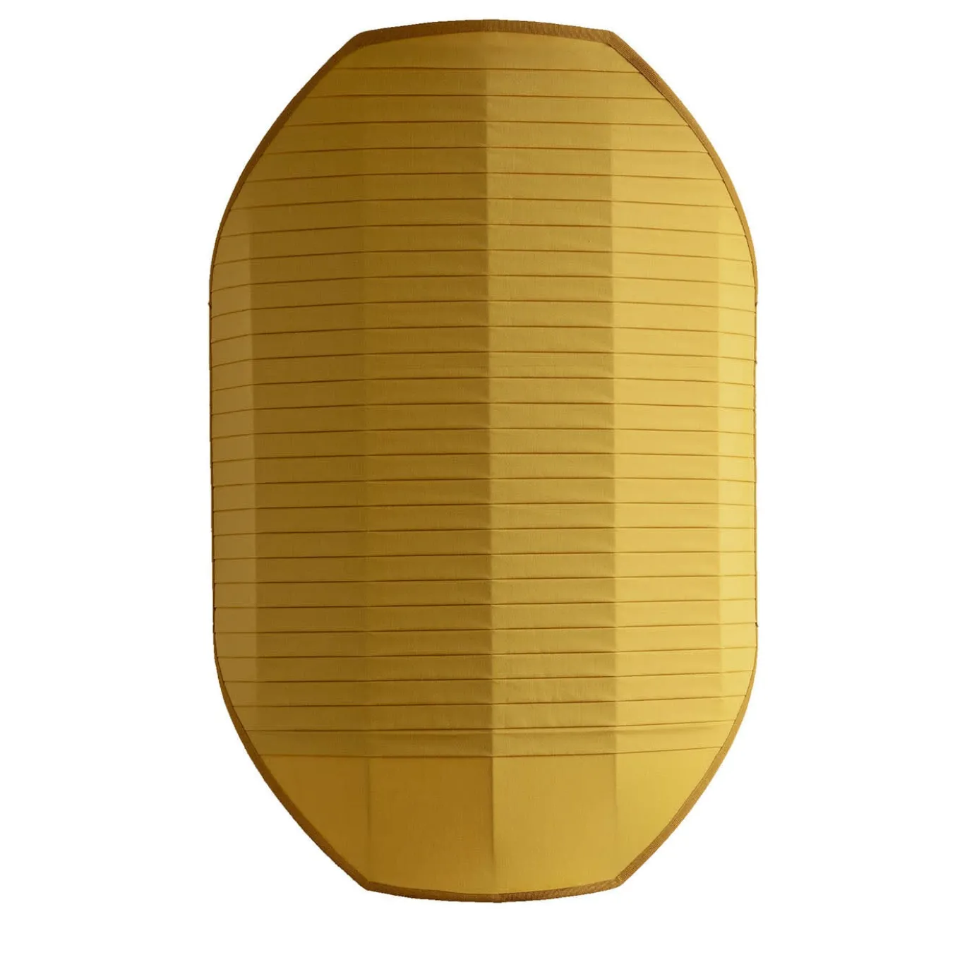 Lampada da parete Flag 70 con Plissettatura Completa Gialla