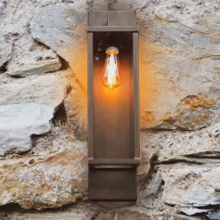 Lampada da parete Giulietta in ottone brunito