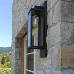 Lampada da parete Giulietta in ottone brunito