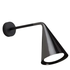 Lampada da parete Gordon Black di Corrado Dotti