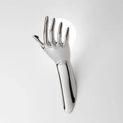 Lampada da parete Human Chrome
