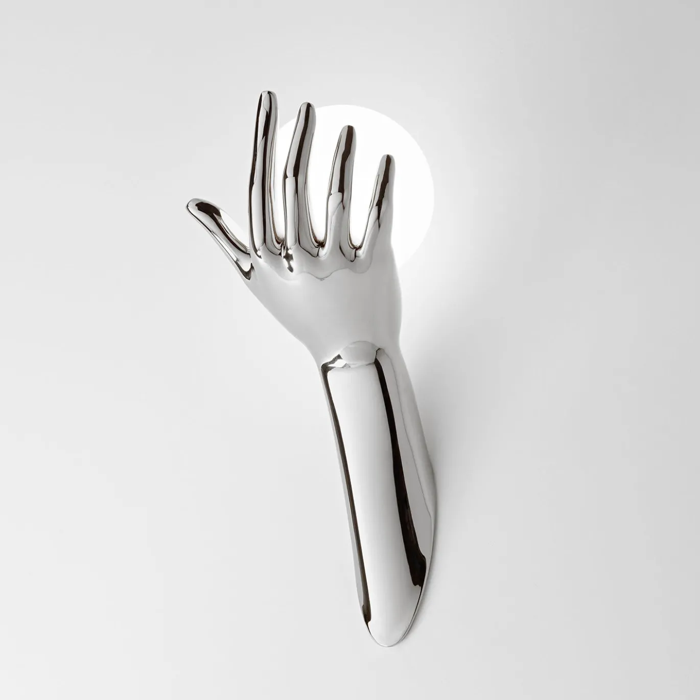 Lampada da parete Human Chrome