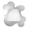 Lampada da parete Illusoria Nuvola Bianca con cornice a specchio