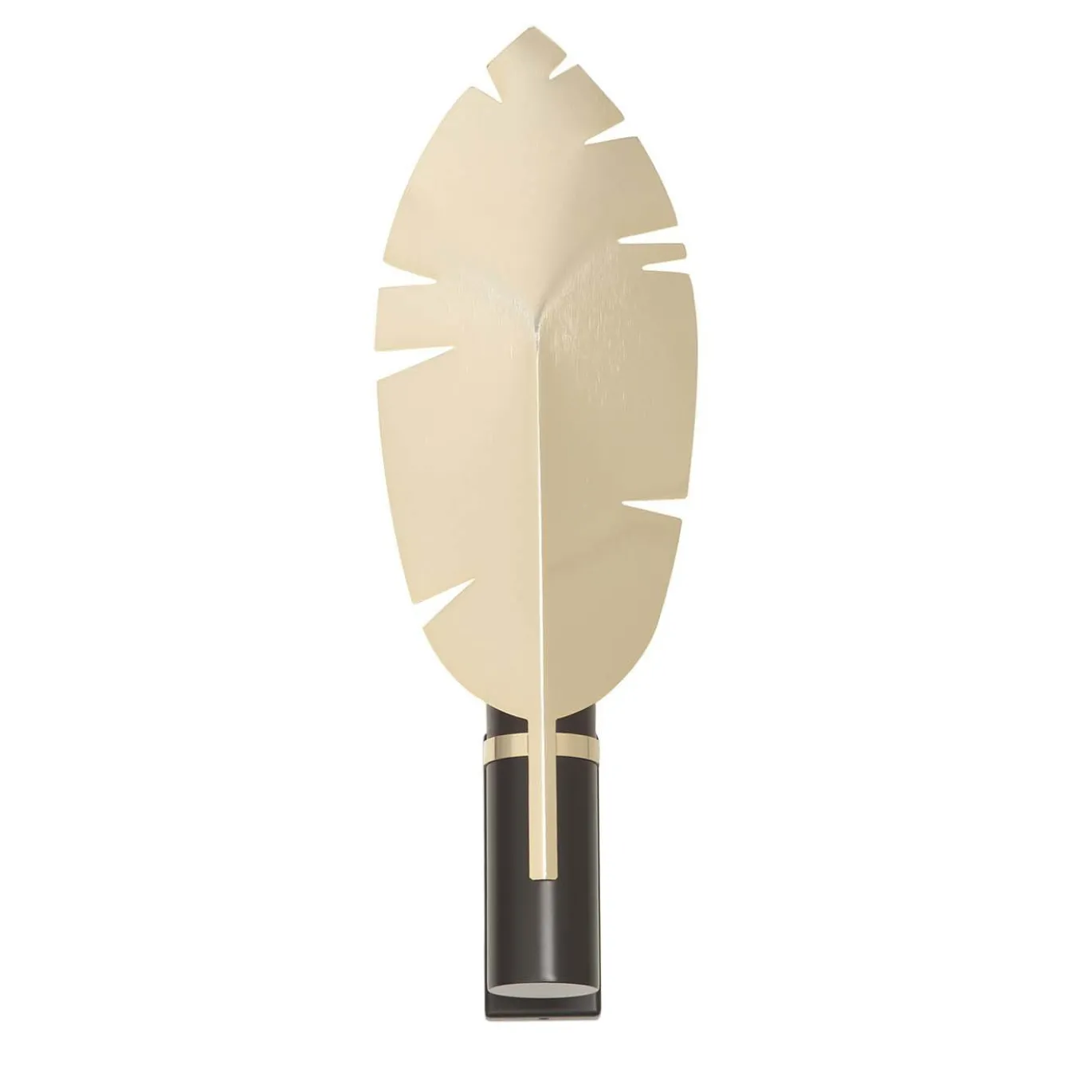 Lampada da parete in oro foglia
